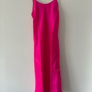 NWT VS Vibrant Pink Slip Dress